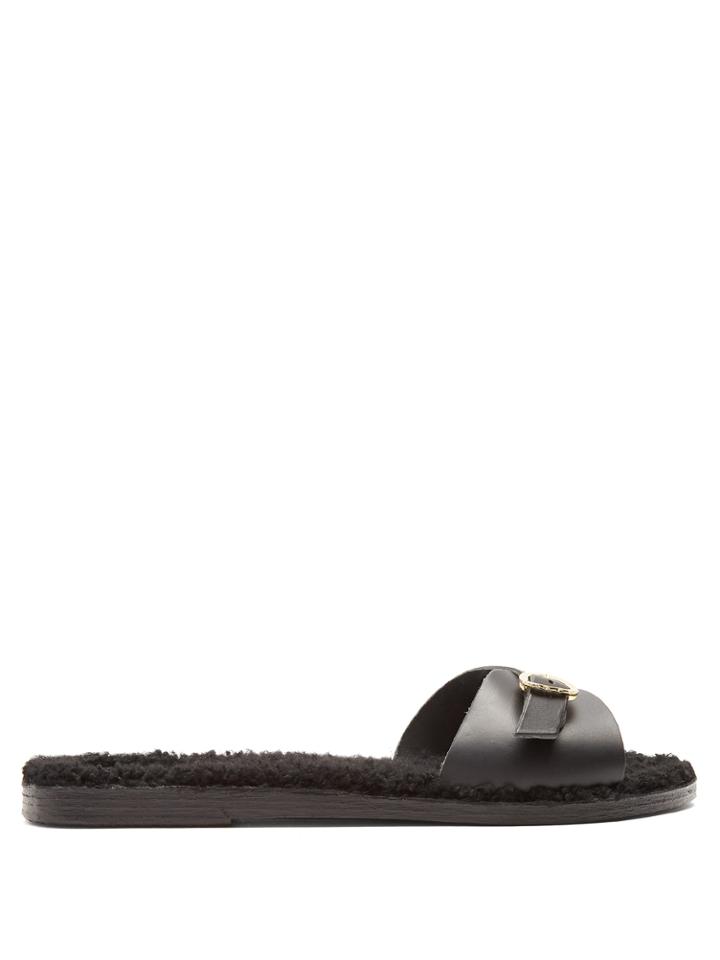 Ancient Greek Sandals Filia Shearling-lined Slides