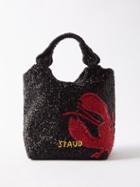 Staud - Cte Beaded Handbag - Womens - Black Multi