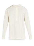 Matchesfashion.com Lemaire - Cotton Henley Shirt - Mens - Ivory