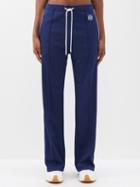 Loewe - Anagram-embroidered Jersey Track Pants - Womens - Navy