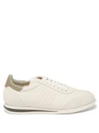 Matchesfashion.com Brunello Cucinelli - Perforated Low-top Leather Trainers - Mens - White Multi