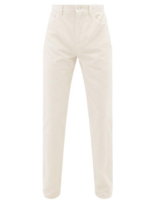 Matchesfashion.com Sfr - Sin Cotton-corduroy Jeans - Mens - White