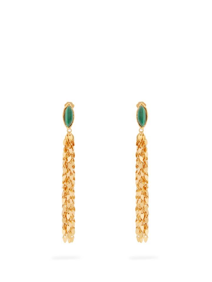 Sylvia Toledano Leaves Gold-plated Clip-on Earrings