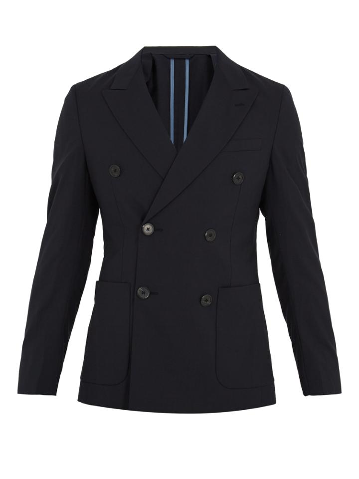 Prada Peak-lapel Double-breasted Jacket