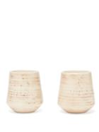 Matchesfashion.com Brunello Cucinelli - Set Of Two Ceramic Tumblers - Cream