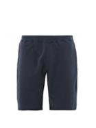 Matchesfashion.com Sunspel - Mid-rise Cotton-jersey Shorts - Mens - Navy