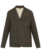 Matchesfashion.com Barena Venezia - Refada Single Breasted Houndstooth Wool Blazer - Mens - Multi