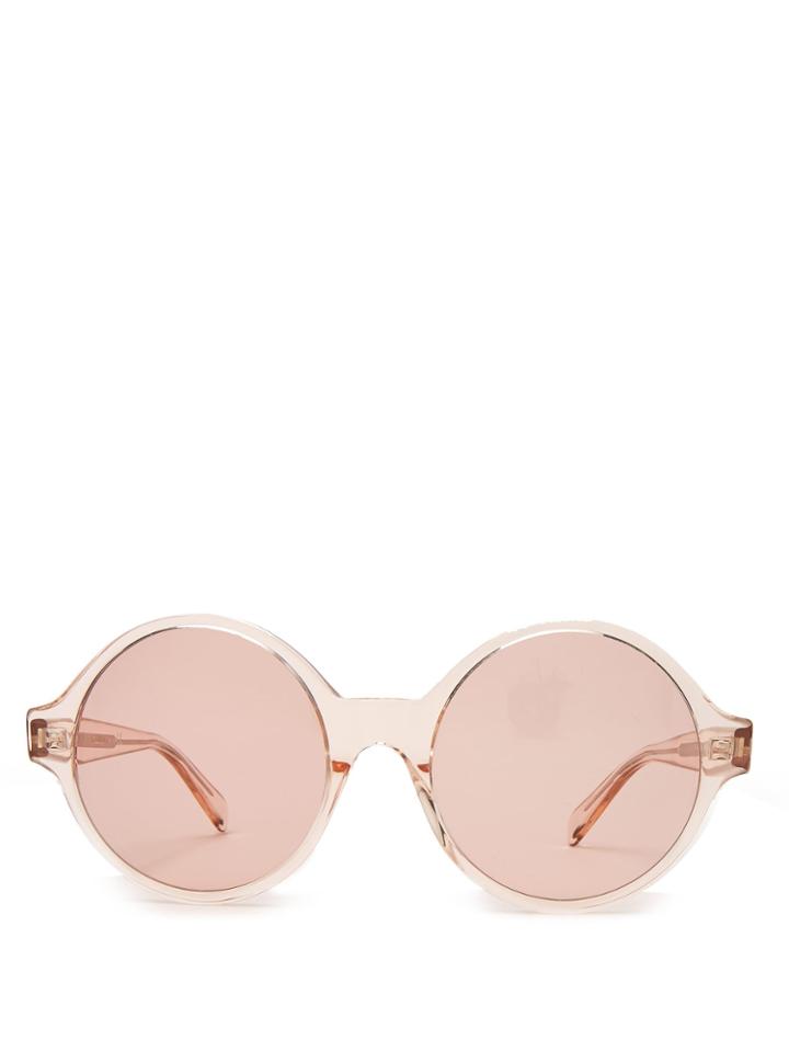 Céline Eyewear Oversized Round-frame Acetate Sunglasses