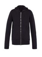 Matchesfashion.com Rick Owens Drkshdw - Full Zip Cotton Hooded Sweatshirt - Mens - Indigo