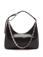 Givenchy - Moon Small Leather Shoulder Bag - Womens - Black