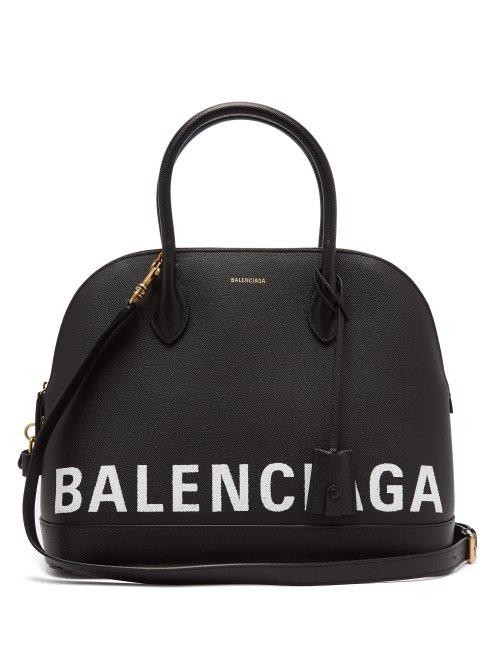 Matchesfashion.com Balenciaga - Ville Top Handle M Bag - Womens - Black White
