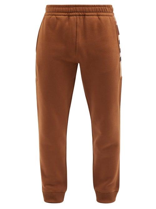 Burberry - Stephan Vintage-check Jersey Track Pants - Mens - Camel