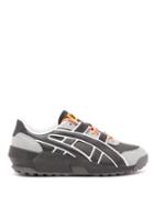 Matchesfashion.com Asics - Big Logo Leather And Suede Trainers - Mens - Black