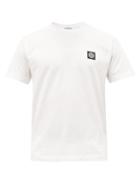 Stone Island - Logo-patch Cotton T-shirt - Mens - White