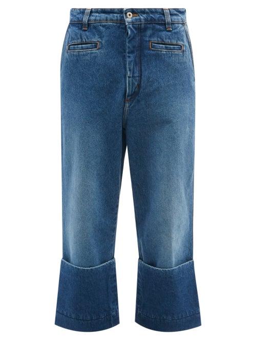 Mens Rtw Loewe - Fisherman Cropped Jeans - Mens - Blue