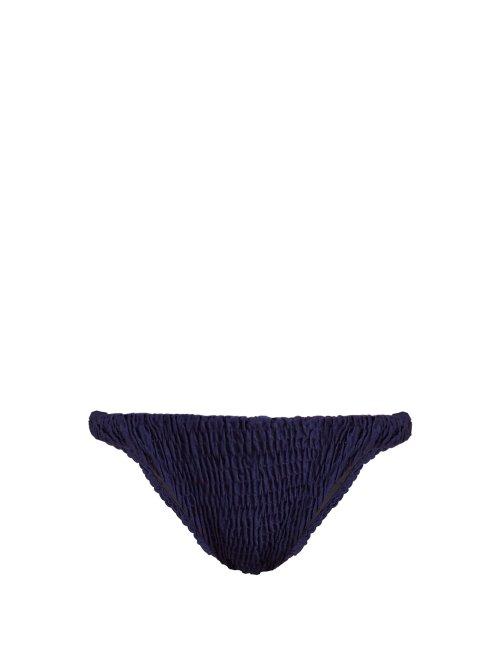 Matchesfashion.com Solid & Striped - The Annabelle Bikini Briefs - Womens - Navy