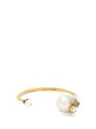 Matchesfashion.com Alexander Mcqueen - Spider Embellished Baroque Pearl Open Bracelet - Womens - Pearl