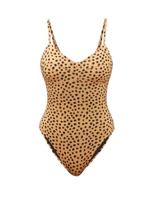Matchesfashion.com Haight - Beca Leopard Print Swimsuit - Womens - Leopard