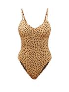 Matchesfashion.com Haight - Beca Leopard Print Swimsuit - Womens - Leopard
