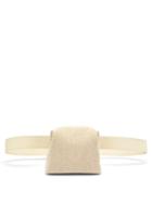 Matchesfashion.com Osoi - Peanut Brot Leather And Canvas Belt Bag - Womens - Cream Multi