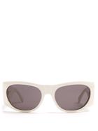 Céline Eyewear Oval Acetate Sunglasses