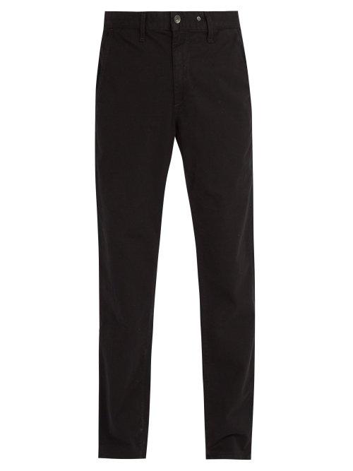 Matchesfashion.com Rag & Bone - Mid Rise Chino Trousers - Mens - Black