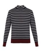 Marni Roll-neck Striped Wool Sweater