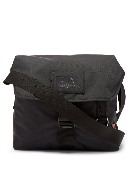 Acne Studios - Logo-embossed Ripstop Cross-body Bag - Mens - Black