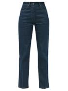 Matchesfashion.com Lemaire - Pressed-crease Straight-leg Jeans - Womens - Denim