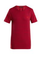 Acne Studios Nele Face Striped Cotton T-shirt