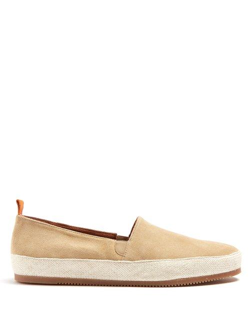 Matchesfashion.com Mulo - Suede Espadrilles - Mens - Tan