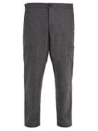 Matchesfashion.com Oliver Spencer - Judo Tapered Leg Cropped Wool Trousers - Mens - Grey