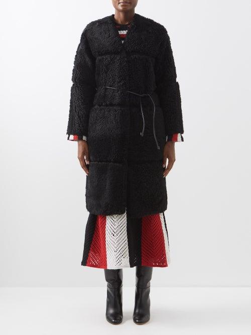 Zimmermann - Kaleidoscope Shearling Coat - Womens - Black