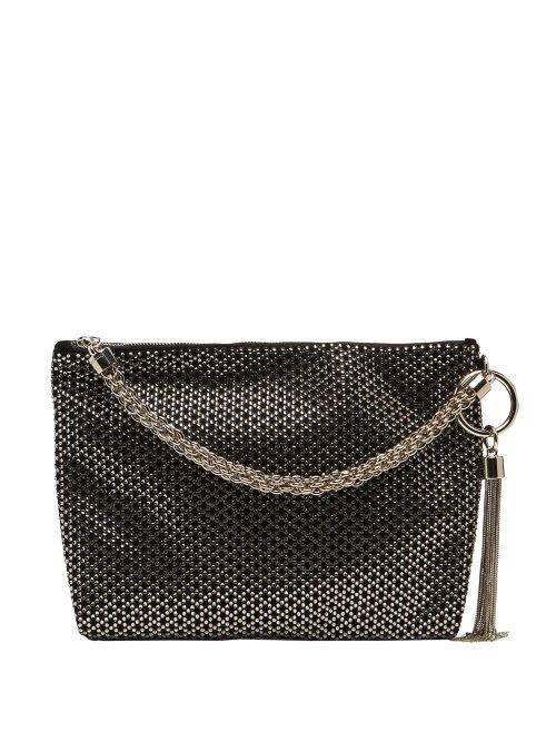 Matchesfashion.com Jimmy Choo - Callie Black Crystal Embellished Bag - Womens - Black Multi