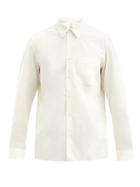 Matchesfashion.com Another Aspect - 3.0 Patch-pocket Organic-cotton Twill Shirt - Mens - White