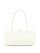 Matchesfashion.com Jil Sander - Quilted Small Leather Shoulder Bag - Womens - White