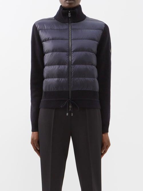 Bogner - Lorelei Wool And Quilted Down Mid-layer Jacket - Womens - Black