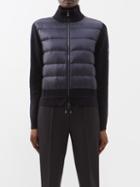 Bogner - Lorelei Wool And Quilted Down Mid-layer Jacket - Womens - Black