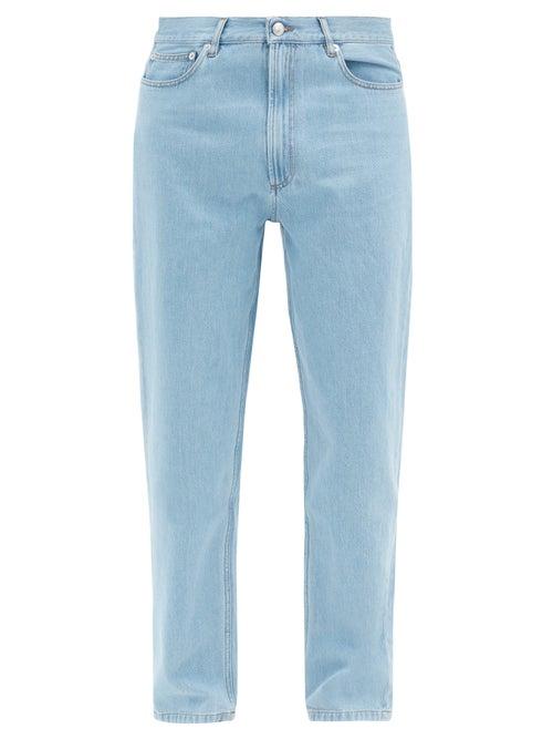 Matchesfashion.com A.p.c. - Martin High-rise Straight-leg Jeans - Mens - Light Blue