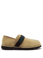 Matchesfashion.com Eye/loewe/nature - Suede Slip-on Trainers - Mens - Brown