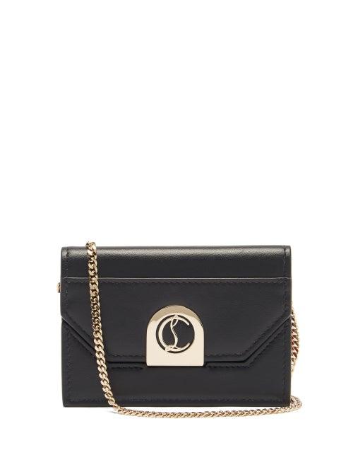 Matchesfashion.com Christian Louboutin - Elisa Leather Crossbody Cardholder - Womens - Black Multi