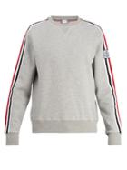 Moncler Gamme Bleu Striped-sleeve Jersey Sweater