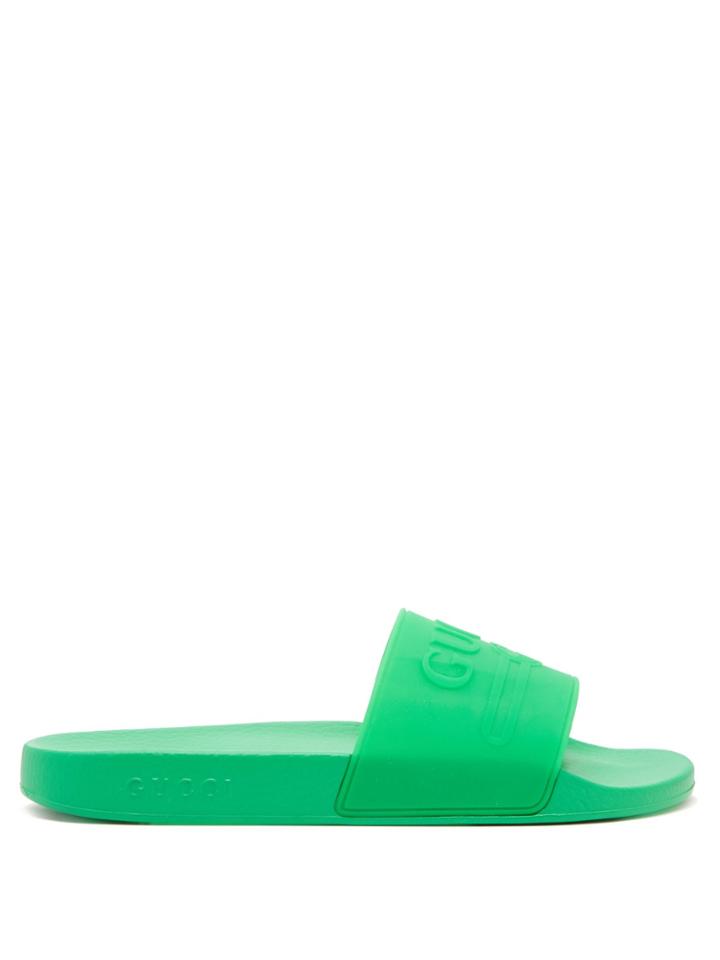 Gucci Pursuit Rubber Slides