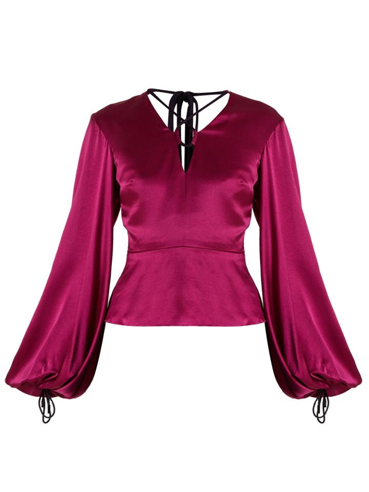 Roksanda Lada V-neck Silk Blouse