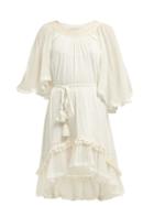 Matchesfashion.com Mes Demoiselles - Gregale Crinkled Cotton Dress - Womens - Ivory