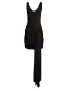 Matchesfashion.com Galvan - Corona Jersey Mini Dress - Womens - Black