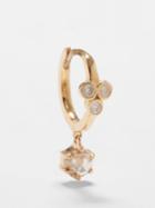 Pascale Monvoisin - Mira No.2 Diamond & 9kt Gold Earring - Womens - Yellow Gold