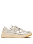 Matchesfashion.com Acne Studios - Perey Low Top Leather Trainers - Mens - Silver