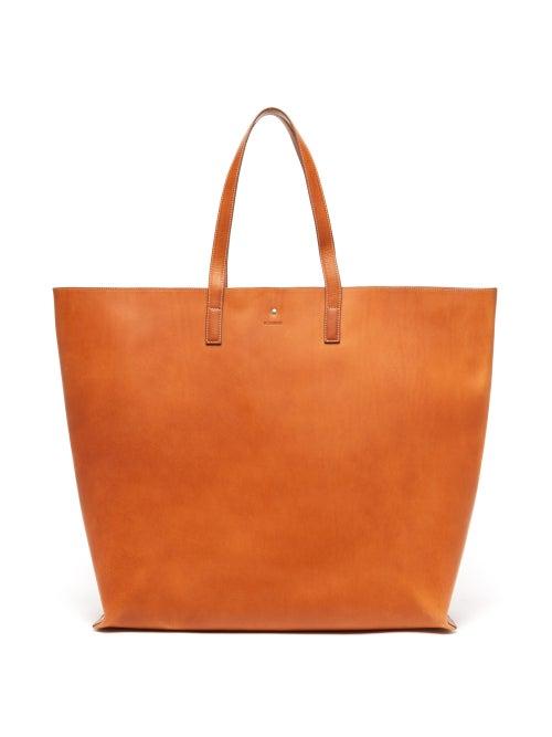 Matchesfashion.com Jil Sander - Leather Tote Bag - Mens - Brown