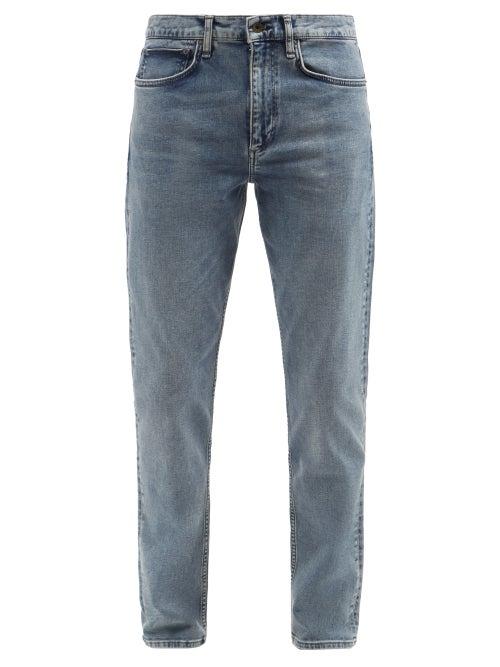 Rag & Bone - Fit 2 Loopback-denim Slim-leg Jeans - Mens - Blue